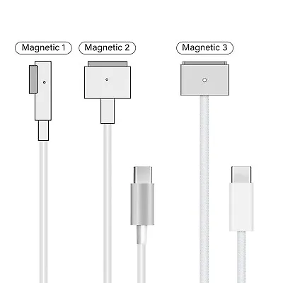 Cable For MacBook Pro Air PD Charger USB C Type C To T Or L Head Magsafe 1&2&3 • $17.99