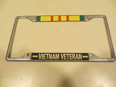 Vietnam Veteran Every State Chrome License Plate Frame • $19.99