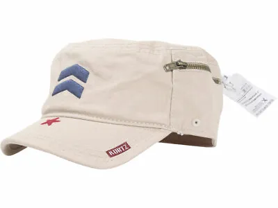 Kurtz Men's Fritz Cotton Military Cap Hat • $34.95