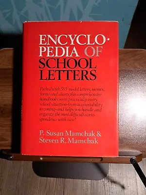 Encyclopedia Of School Letters  P.susan Mamchak& Steven R.Mamchk • $15.99