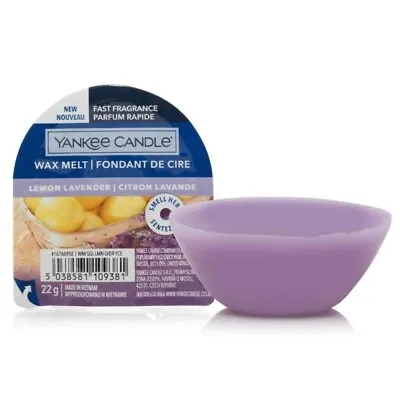 Lemon Lavender Yankee Candle Wax Melt/Tart New Shape • £2.49