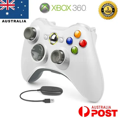 $33.99 • Buy Wireless Game Controller Gamepad For Xbox 360/360 Slim/360E PC Windows 11/10/8/7