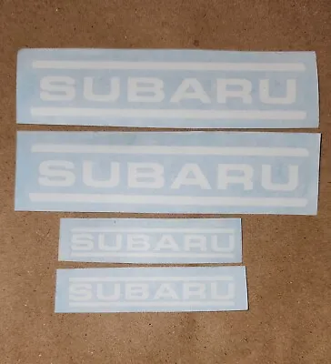 Subaru 4 Pot/2 Pot Caliper Decal (white) • $27