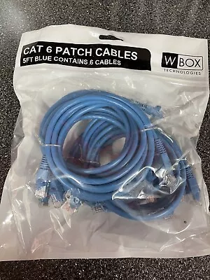 5ft CAT6 Patch Cable 6 Pack • $9.75