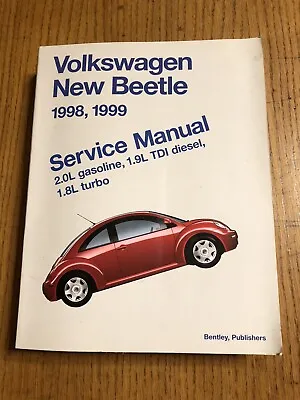 VW Bug Beetle 1998-1999 Shop Service Repair Manual Wiring Diagrams Engine Guide • $59.99
