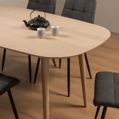 Johansen Scandi Oak 6 Seater Dining Table • £389