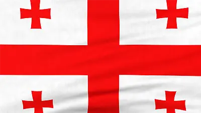 Georgia Flag Georgian Flag Oceania Flag Durable Soccer Football Sports 5x3Ft • £4.19