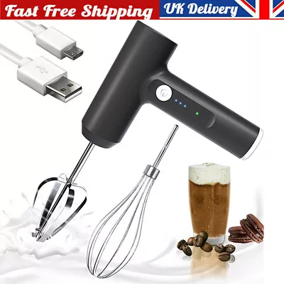 3 Speed Electric Hand Held Mixer Electronic Handheld Whisk Food Blender Egg Cake • £1.57