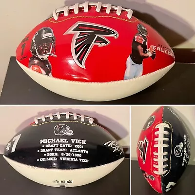 Michael Vick - Atlanta Falcons - NFL - Fotoball Sports - Collector Mini Football • $22