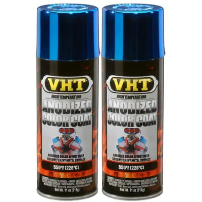 VHT High Temp Paint VHTSP451 (2-PACK); Anodized Color Coat Anodized Blue 550�F • $27.78