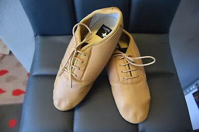 Tan Leather Starlite Agility Split Sole Jazz Shoes  - All Sizes • £9