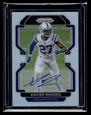 Xavier Rhodes 2021 Panini Prizm Silver Auto SP #29 Indianapolis Colts • $5