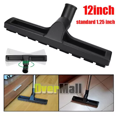 Universal 12-inch Swivel Vacuum Cleaner Attachment 360 Floor Brush Tool Shark • $12.69