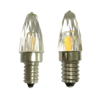 E12/E14 K9 Crystal LED Light Bulb E14S 1505 COB+SMD 220~240V 2W Crystal Light J • $4.10