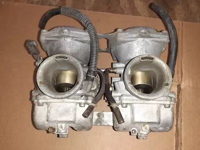 Pair Of Used Carburetors Often Early Model Yamaha XS650 Twin Cylinder Motorcycle • $89.95