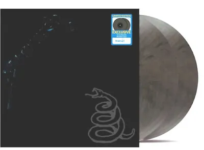 £44.99 • Buy Metallica Black Album Grey Some Blacker Marble 2-lp Vinyl Walmart Usa Exclusive