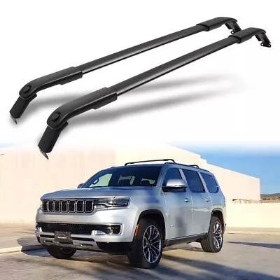 Black Roof Rack Cross Bars For Jeep Wagoneer/Grand Wagoneer L 2022-2024 • $145