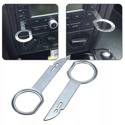 2x Car Parts Radio Stereo Removal Release Tool Key For Car Interior Accessories • $4.82