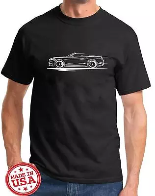 2015-17 Ford Mustang GT 5.0 Convertible Redline Design Tshirt NEW FREE SHIP • $20
