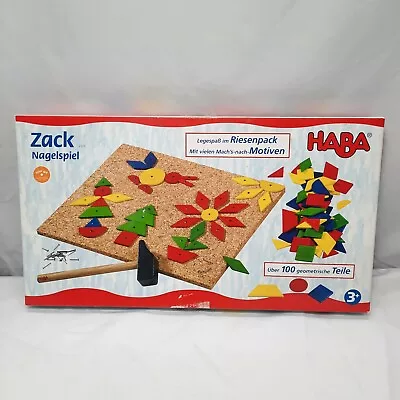 HABA Shape Tack Set - Nagelspiel Zack 2310 COMPLETE SET!!! • $35