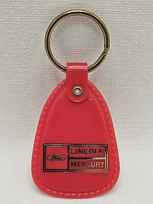 Vintage Ford Lincoln Mercury Advertising Keychain. Red Plastic  • $8