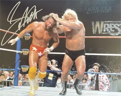 Greg Valentine Signed Autographed Photo W/ Randy Savage WWF Legend 8X10 • $9.99
