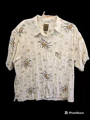 Bruno Washable Linen Button Up Shirt 2XL 2XB Big &   Short Sleeve • $22