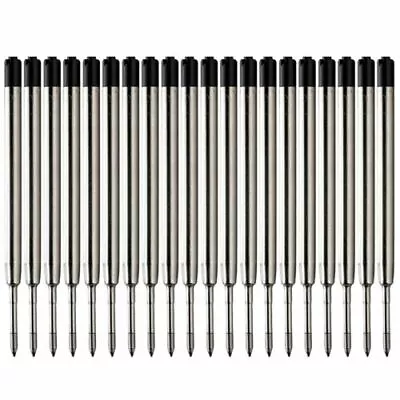 20PCS 3 Color 3.9in Medium Point Black Ink Ballpoint Pen Refills For Parker Pens • $5.69