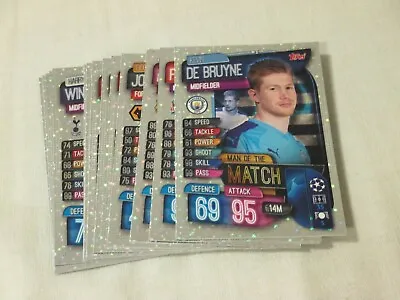 Match Attax Attack 2019/20 19/20 #257-272 Man Of The Complete Set ALL 16 Cards • £6.84