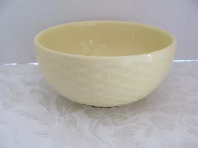 Varages France Yellow Basketweave - Cereal Bowl - 6 1/8” • $25.49