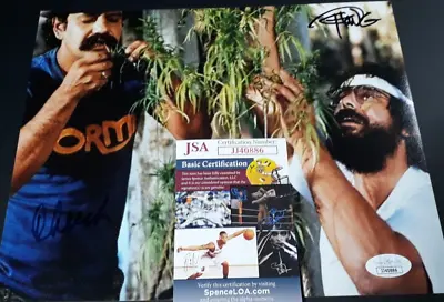 Cheech Marin And Tommy Chong Signed UP IN SMOKE Cheech And Chong 8x10 JSA COA ✅✅ • £63