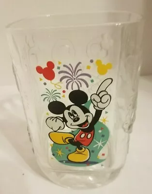 VTG Walt Disney World Square Glass 2000 McDonalds Mickey Mouse Magic Kingdom • $11.16