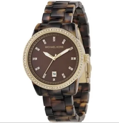 Michael Kors MK5254 Women's Tortoise Shell Watch Lightly Used • £29