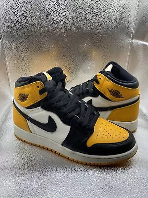 Size 6.5 - Jordan 1 Retro High OG GS Yellow Toe • $65