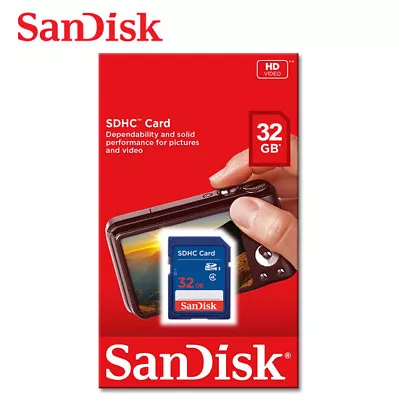 SANDISK Class 4 32GB SDHC UHS-I Flash Memory SD Card • $6.05