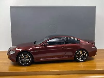 1/18 Kyosho BMW Dealer Exclusive M6 Coupe Red Carbon Roof # 8043038134 • $59