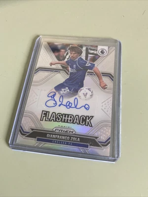 £74.99 • Buy Panini Prizm Premier League 2021/22 Gianfranco Zola Silver Flashback Auto 79/99
