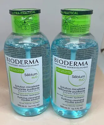 $28.99 • Buy 2 X Bioderma Purifying Cleansing Micelle Solution 16.7 Oz. 