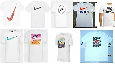 Nike Air Tick Swoosh T-Shirt Top Size  SMALL MEDIUM LARGE XL NIKE LOGO-30 Colour • £19.99