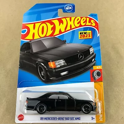 Hot Wheels '89 Mercedes-Benz 560 SEC AMG Black 150/250 1:64 Diecast Car Turbo • $2.99