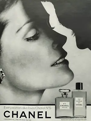 CHANEL Vintage Print Ad !!   Eau De Cologne And Perfume   • £7.24