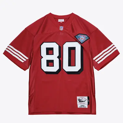 Authentic Jerry Rice San Francisco 49ers 1994 Jersey Mitchell & Ness Throwback • $150