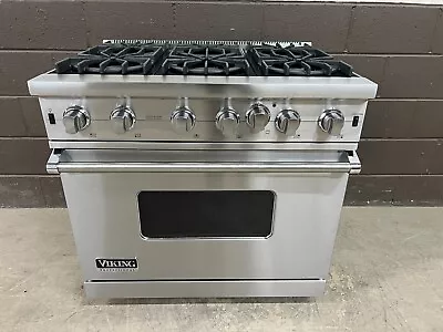 VIKING VGIC5366BSS - 36  Professional All Gas Range Oven 6 Burner Stainless • $3999.99