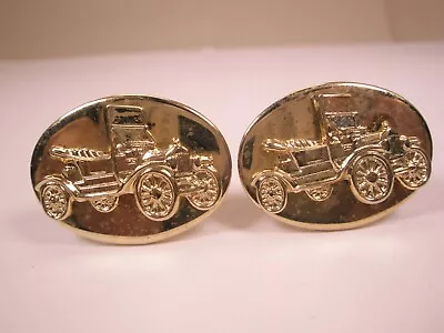 Old Car Convertible Vintage BALFOUR Cuff Links Antique Auto Model At Ford • $37.49