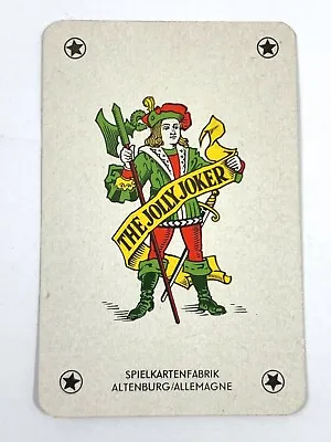 (1e) One Single Swap Playing Card Artistic Art Vintage JOLLY JOKER Altenburg  • $6