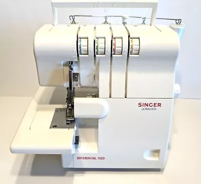 Singer 14SH654 Ultralock Sewing Machine White With Floral Carrying Case • $75