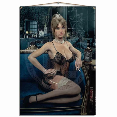 £17.99 • Buy Metal Tin Plaque Aluminium Sexy Adult Bacardi Man Cave Tiki Pub Bar JD Pin-up
