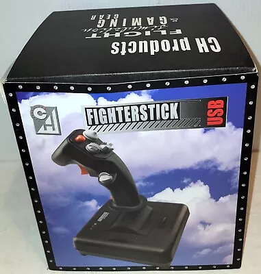 (NEW IN OPENED BOX!) CH Products F-16 Fighterstick USB Flight Stick Controller • $149.99