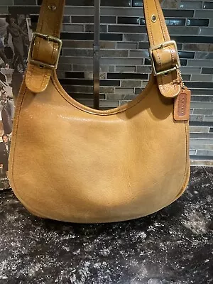 Coach Vintage Bonnie Cashin Pre Creed Hippie Saddle Bag Saddle 9210 • $1299.99