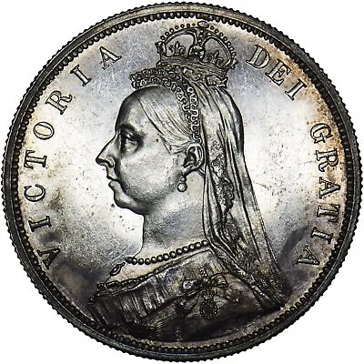 £45 • Buy 1887 Halfcrown - Victoria British Silver Coin - Very Nice